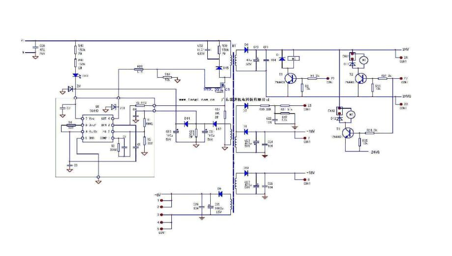 變頻電源配置外圍電路圖